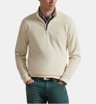 Pull à col camionneur - Polo Ralph Lauren - Crème