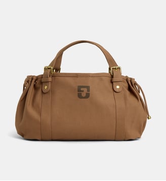 Sac à main 24H toile canvas - Gerard Darel - Beige foncé