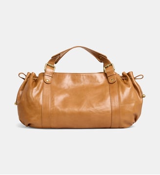 Sac 24H en cuir froissé - Gerard Darel - Camel