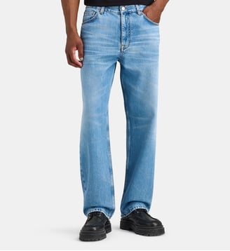 Jean relaxed fit Otis 1882 délavé coton bio - NN07 - Light blue