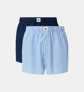 Lot de 2 caleçons à rayures - Lacoste - Multi bleu