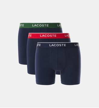 Lot de 3 boxers longs - Lacoste - Multi bleu