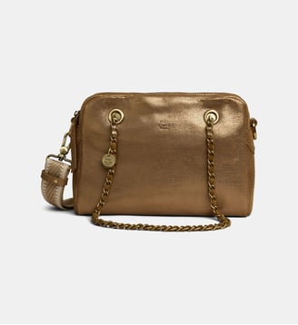 Sac à main Nell cuir - Mila Louise - Bronze