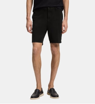 Short slim en coton - BOSS - Noir