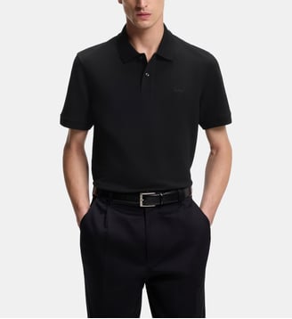 Polo droit modèle Pallas - BOSS - Black