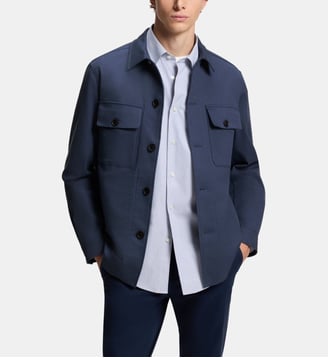 Veste droite modèle C-Carper - BOSS - Bleu foncé