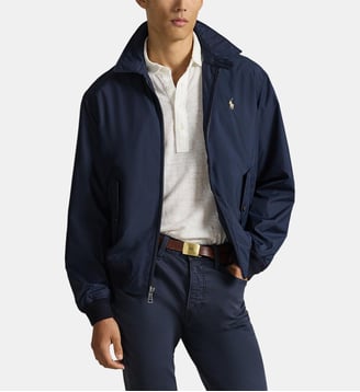 Blouson droit signature fermeture à glissière - Polo Ralph Lauren - Bleu marine
