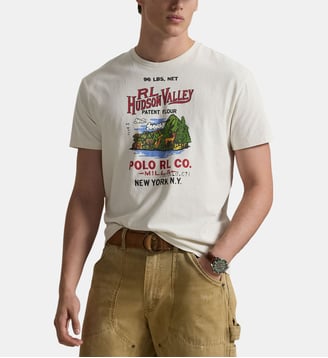 T-shirt ajusté Mc Hudson - Polo Ralph Lauren - Écru