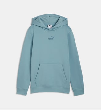 Sweat à capuche droit signature - Puma - Bleu