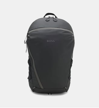 Sac à dos signature - BOSS - Gris noir