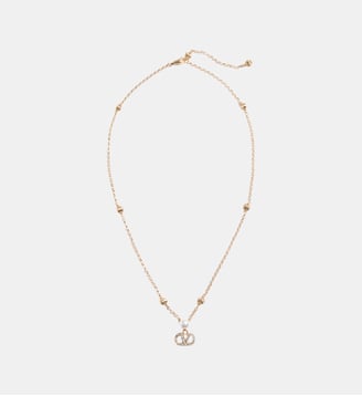 Collier Ovalette en métal, perle et cristaux Swarovski® - Valentino Garavani - Or