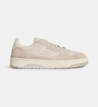 Baskets basses Clay cuir - Axel Arigato - Blanc et beige