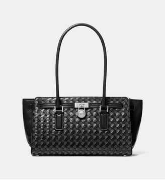 Sac à main Circle Weave - Michael Kors - Noir