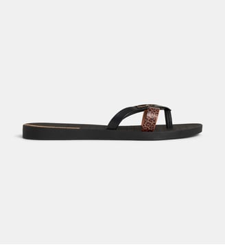 Tongs Kirei Chic Fem - Ipanema - Noir et léopard