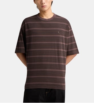 T-shirt Hanson rayé en coton - Carhartt WIP - Palissandre