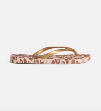Tongs Animal Print VII léopard - Ipanema - Doré et marron