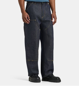 Baggie OG Double Knee ample en coton - Carhartt WIP - Bleu foncé