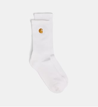 Paire de chaussettes Chase classiques logo en coton - Carhartt WIP - Blanc