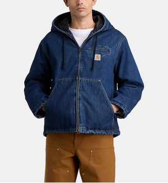 Blouson Cleveland à capuche - Carhartt WIP - Bleu jean moyen