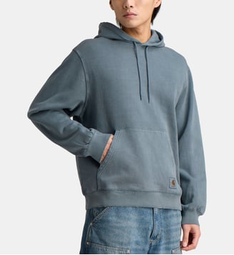 Sweat Torion à capuche en coton - Carhartt WIP - Bleu gris