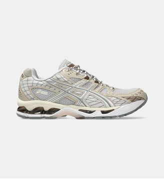 Baskets basses Gel Nimbus 10.1 - Asics - Argent et beige