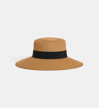 Canotier Clymène ajustable paille et nœud  - Galeries Lafayette - Naturel