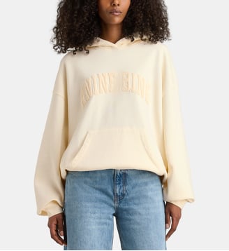 Hoodie Harvey coton molletonné  - Anine Bing - Crème