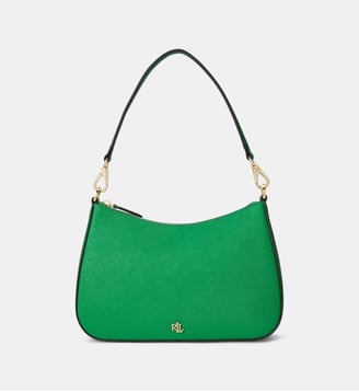 Sac à bandoulière Danni en cuir signature - Lauren Ralph Lauren - Vert