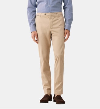 Pantalon chino Kensington tapered - Hackett London - Beige