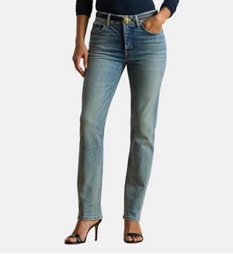 Jean cinq poches slim signature - Lauren Ralph Lauren - Navy