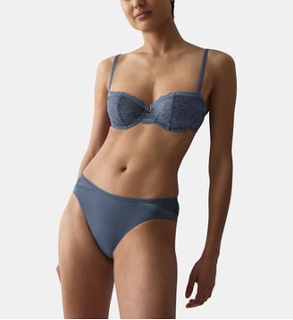 Culotte brésilienne Comfort Allure - Triumph - Indigo chiné