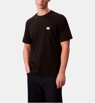 T-shirt droit signature - Calvin Klein - Noir