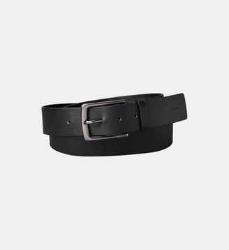 Ceinture en cuir signature - Calvin Klein - Noir