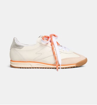 Baskets basses Joyce cuir - SMR - Beige