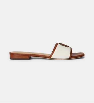 Mule signature - Lauren Ralph Lauren - Brun