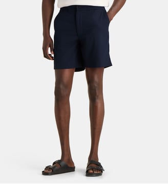 Short droit seersucker - Calvin Klein - Bleu marine