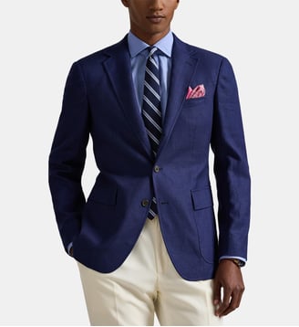 Blazer droit - Polo Ralph Lauren - Bleu marine