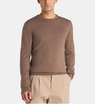 Pull Noliti ajusté en laine - Balibaris - Truffe