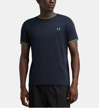 T-shirt Twin Tipped en coton - Fred Perry - Navy