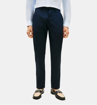 Pantalon Harlem slim coton stretch - Tommy Hilfiger - Bleu marine