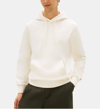 Sweat droit signature - Tommy Hilfiger - Blanc