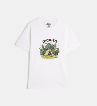 T-shirt droit à motif - Dickies - Blanc