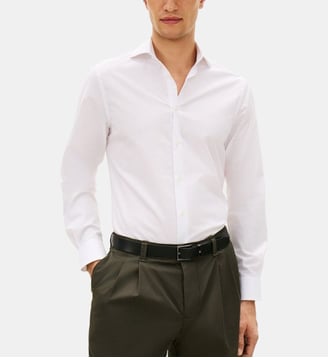 Chemise droite signature - Tommy Hilfiger - Blanc
