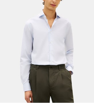 Chemise droite signature - Tommy Hilfiger - Bleu ciel