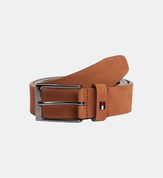 Ceinture Layton en cuir - Tommy Hilfiger - Cognac