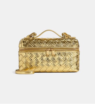 Sac pochette vanity Bang Bang - Bottega Veneta - Doré