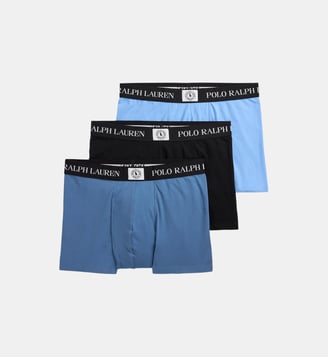 Lot de 3 boxers en coton mélangé signature - Polo Ralph Lauren - Multicolore