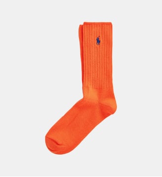 Chaussettes classiques signature en coton mélangé - Polo Ralph Lauren - Orange