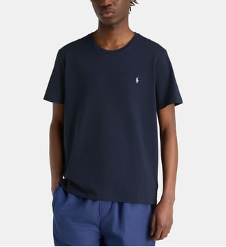 T-shirt de nuit slim en jersey de coton - Polo Ralph Lauren - Bleu marine