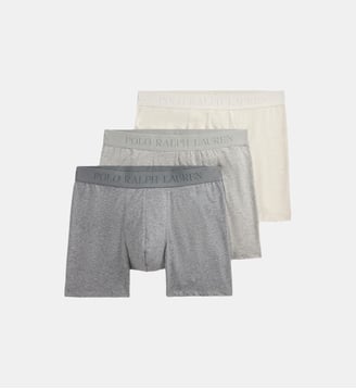 Lot de 3 boxers signature en coton mélangé - Polo Ralph Lauren - Multicolore